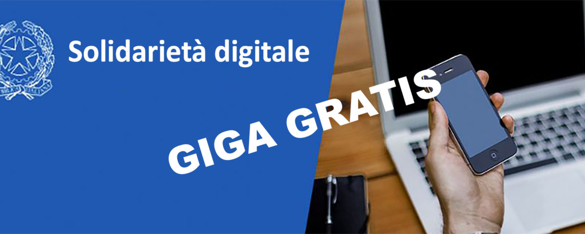 Solidarietà digitale – Giga gratis e PC in comodato d’uso