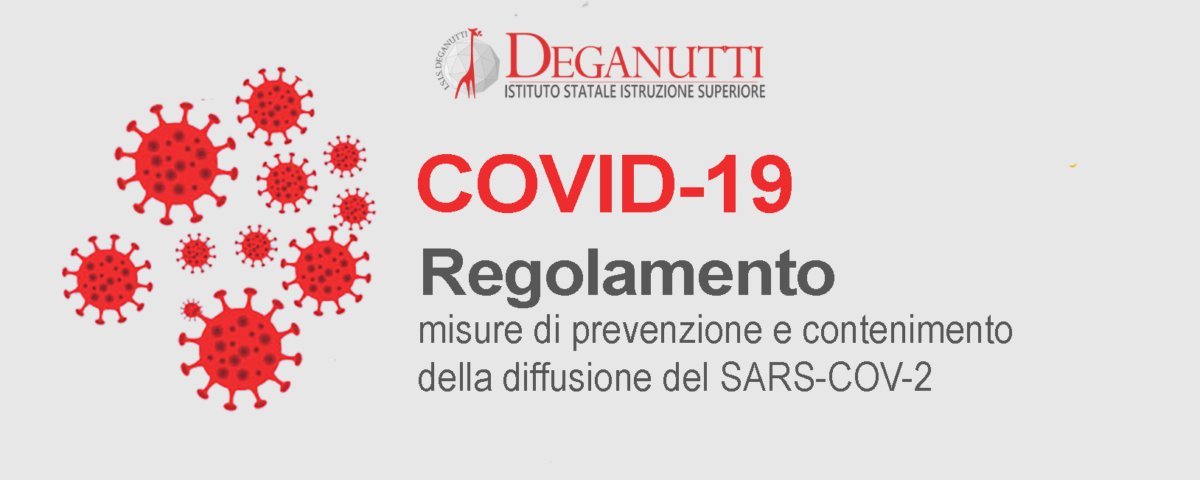 Regolamento recante misure di prevenzione e contenimento della diffusione del SARS-COV-2