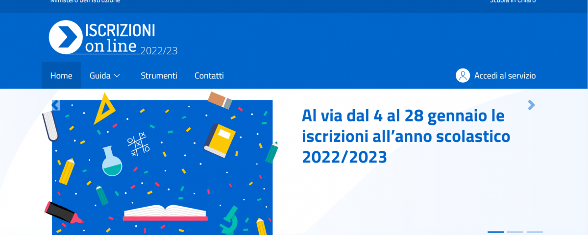 Iscrizioni as 2022-23