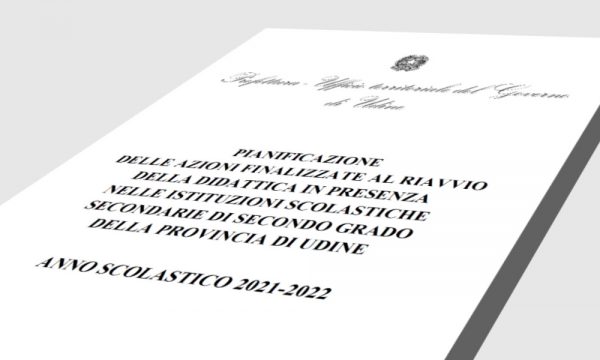 Prefettura di Udine: pianificazione azioni per riavvio didattica in presenza