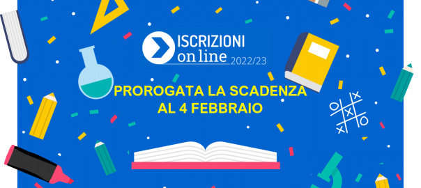 Proroga scadenza iscrizioni as 2022-23