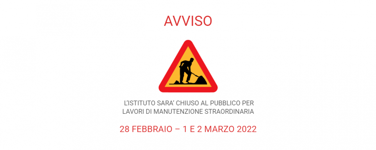 Avviso chiusura per lavori