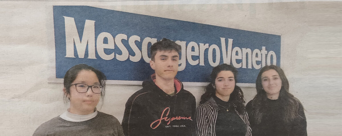 Gli studenti del Deganutti, in visita alla redazione del Messaggero Veneto Scuola, hanno parlato della loro partecipazione al progetto di volontariato EYOF
