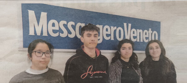 Gli studenti del Deganutti, in visita alla redazione del Messaggero Veneto Scuola, hanno parlato della loro partecipazione al progetto di volontariato EYOF