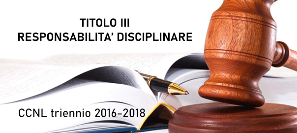 CCNL Titolo III Responsabilità Disciplinare