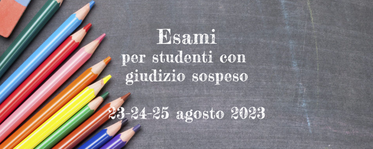 Esami per studenti con giudizio sospeso